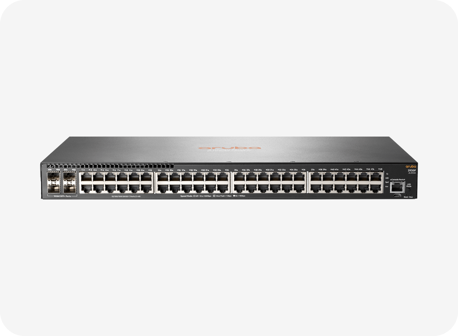 Buy Aruba 2930F 48G PoE+ 4SFP Switch (JL262A) in Dubai, UAE